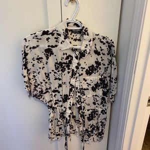 Wrangler Cow Print Blouse